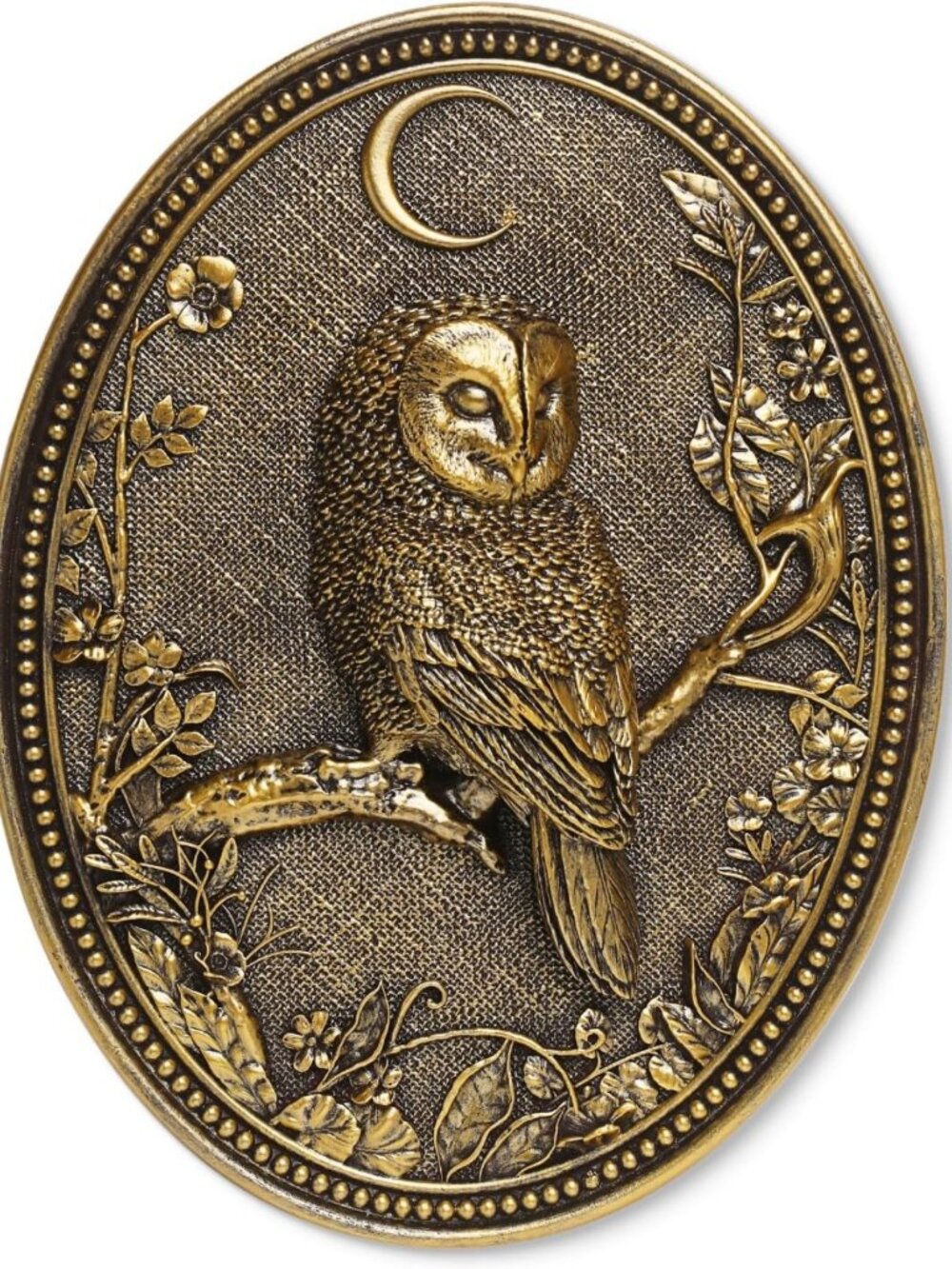 Vintage Owl Wall Sculpture | Antique Home Decor | Unique Wall Art for Any Room